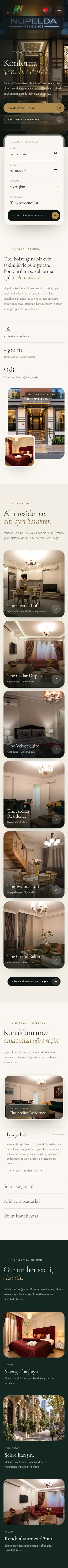 Nupelda Residence Hotel: mobil ana sayfanın tamamı