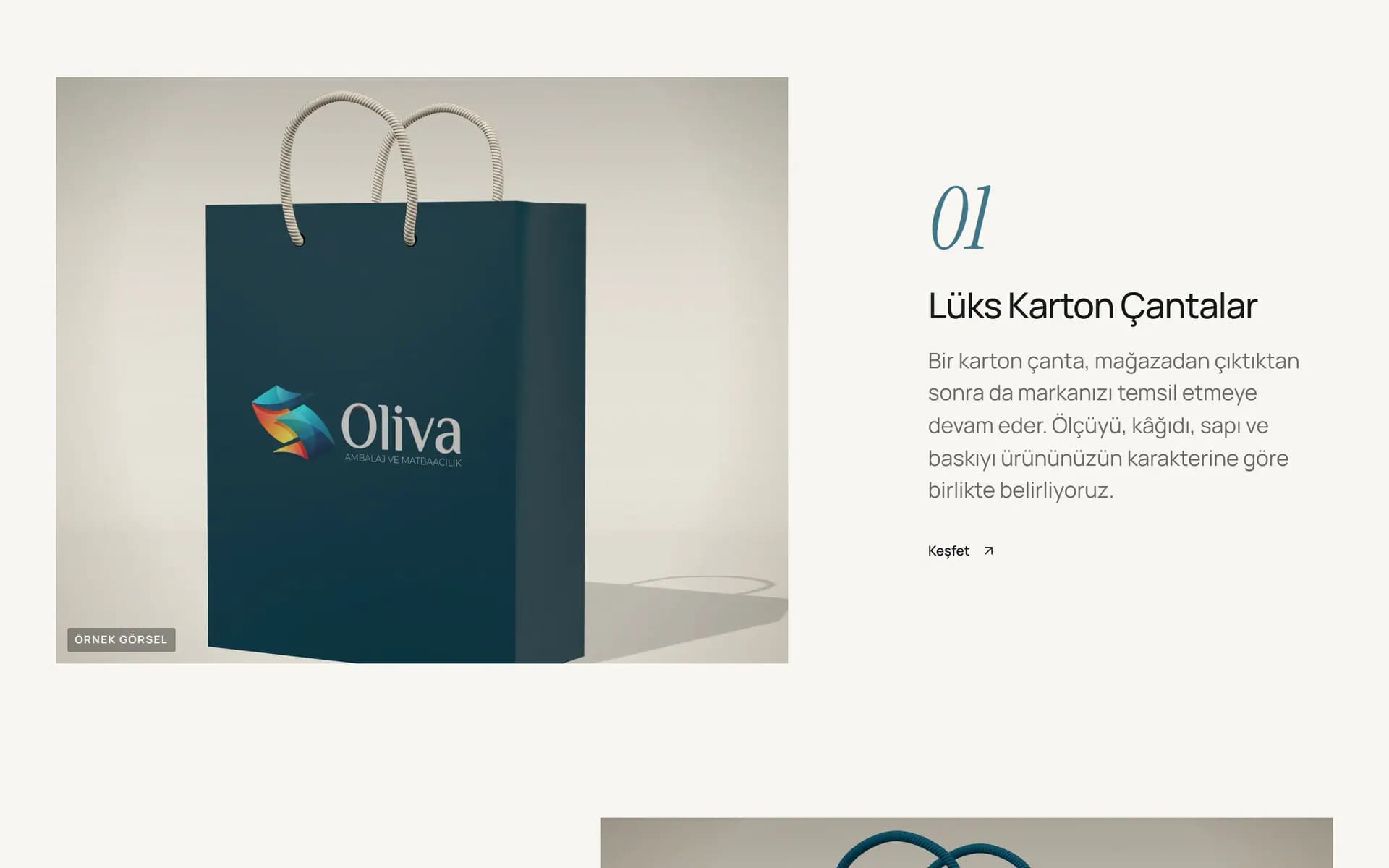 Oliva Packing: Ürün kategorileri