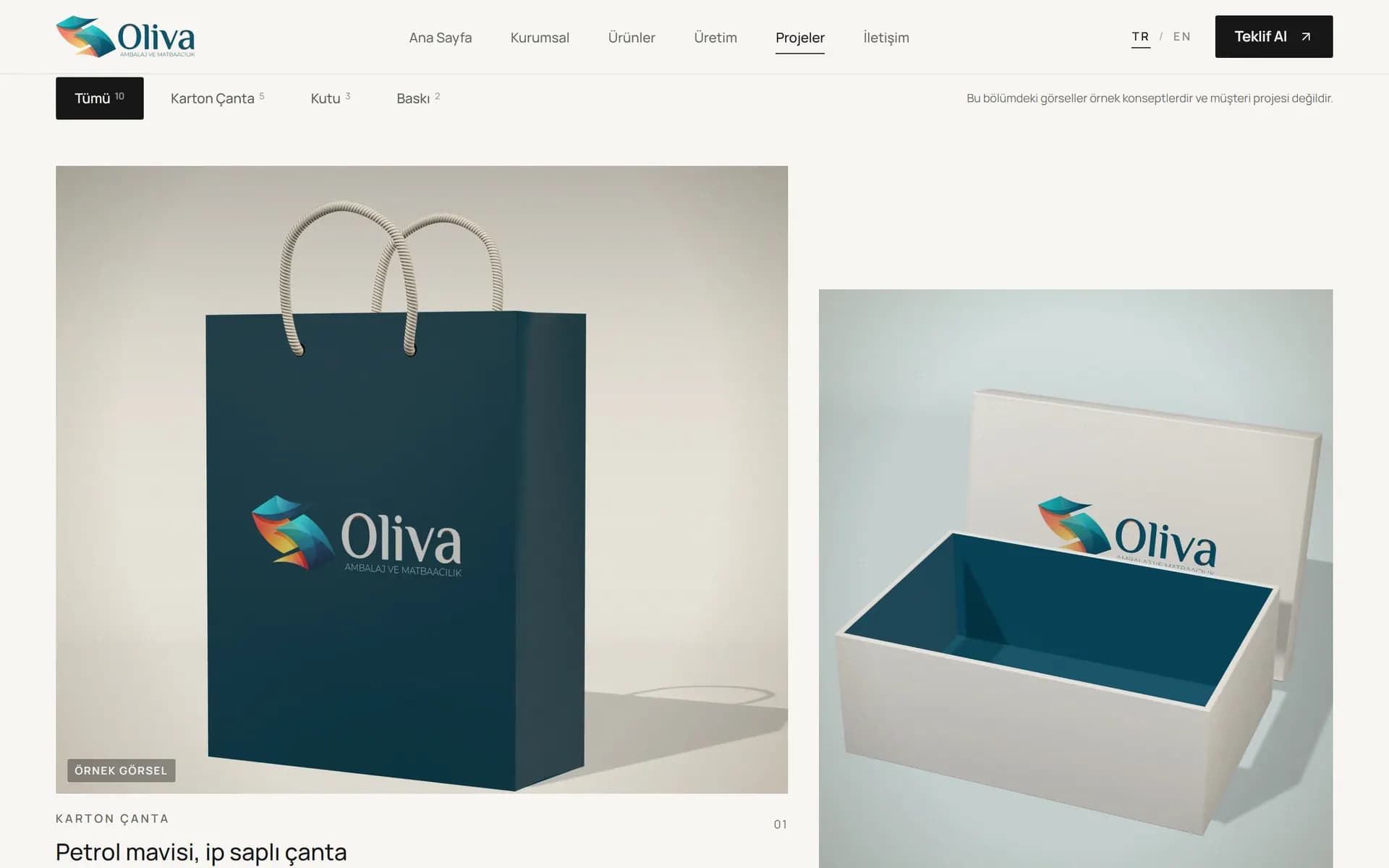 Oliva Packing: Proje galerisi