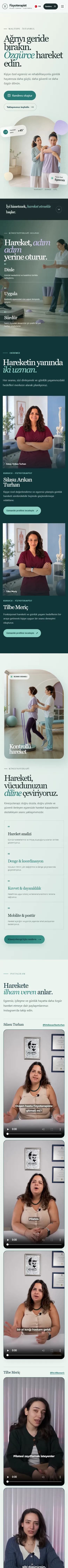 Turhan Meriç Fizyoterapi: mobil ana sayfanın tamamı