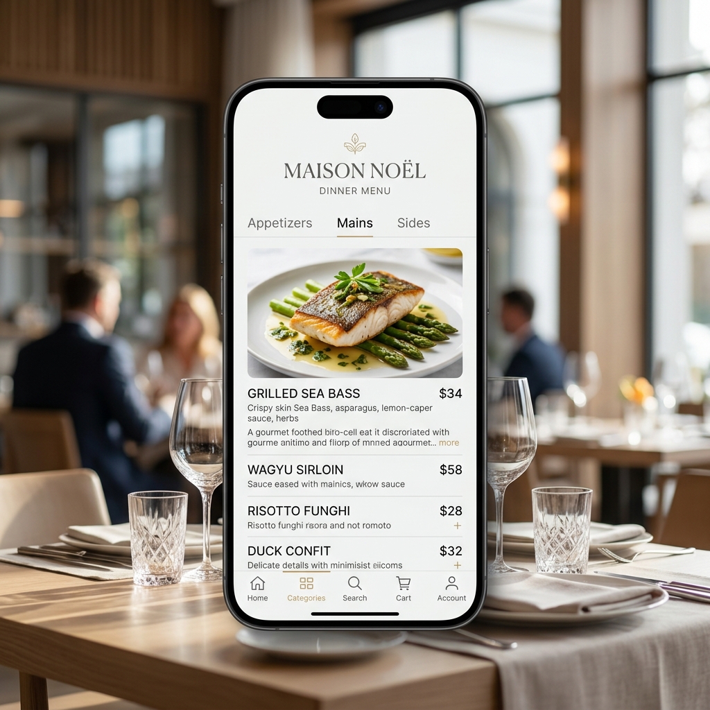 QR Menü App