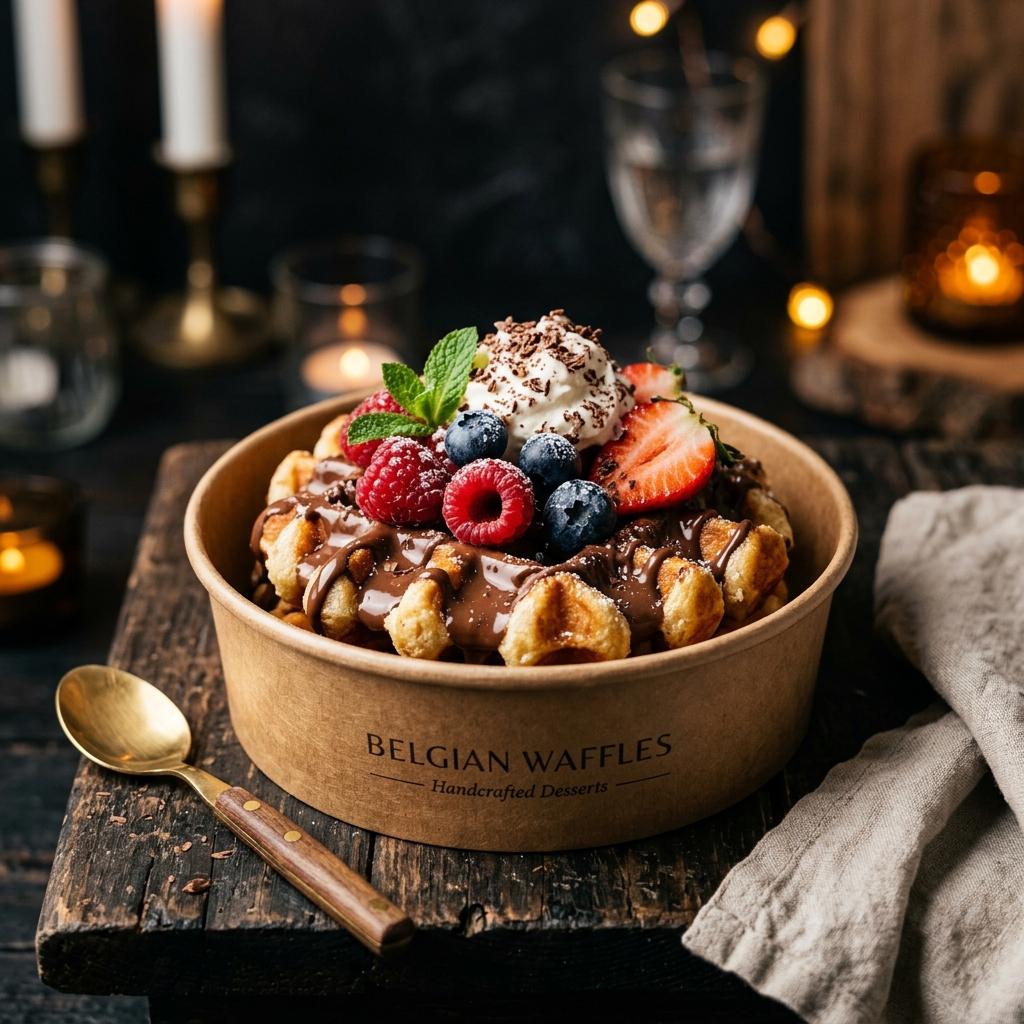 Kasede Dondurmalı Waffle